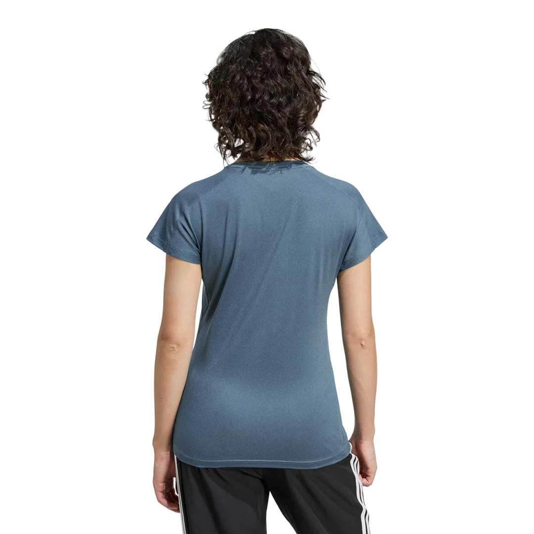 adidas - Women's Aeroready Train Essentials Minimal Branding V-Neck T-Shirt (IS3967) - Image 3