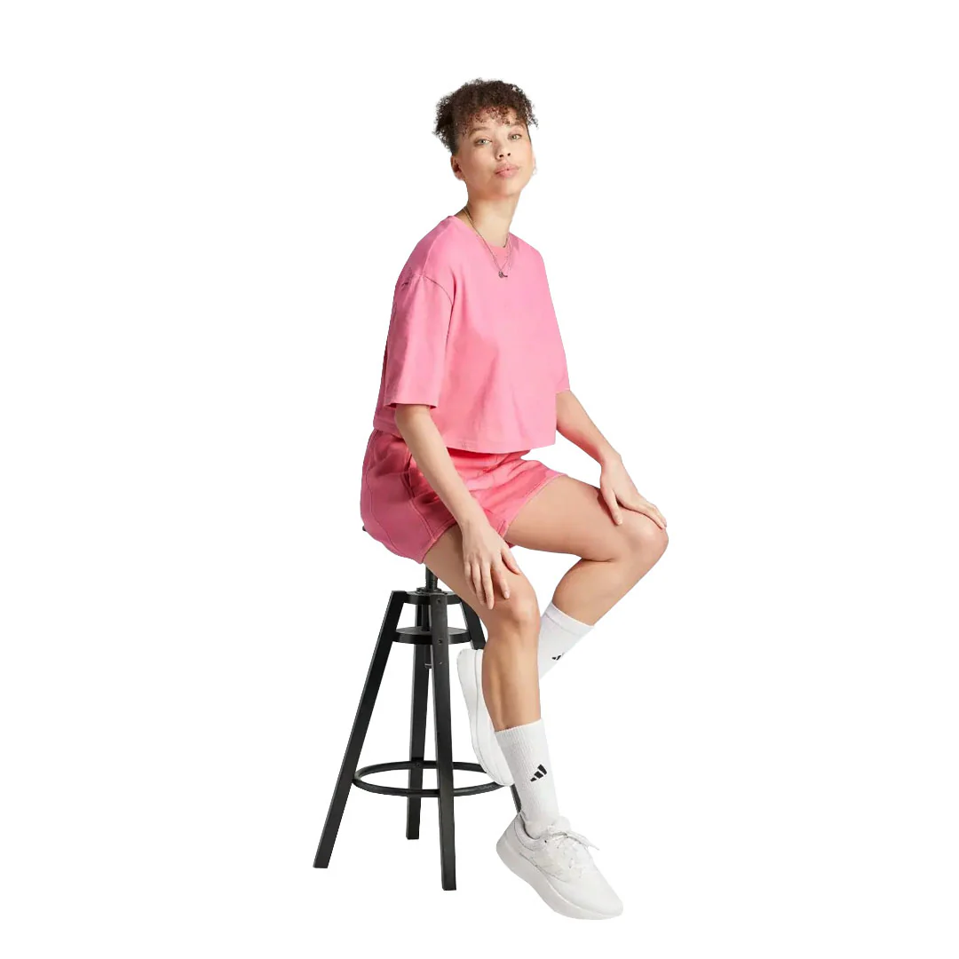 adidas - Women's All SZN Fleece Shorts (IK4261) - Image 4