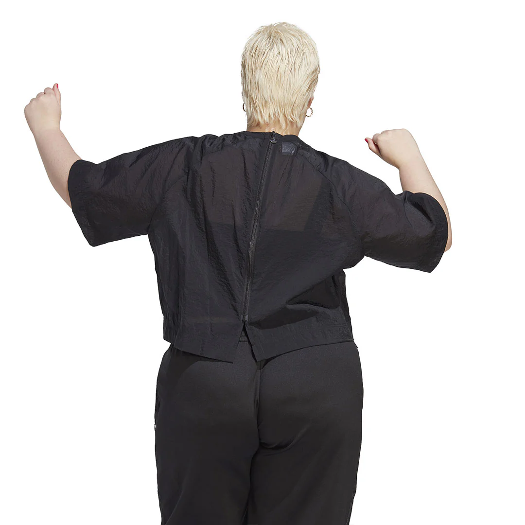 adidas - Women's Always Original Cropped T-Shirt (Plus Size) (IC7229) - Image 3
