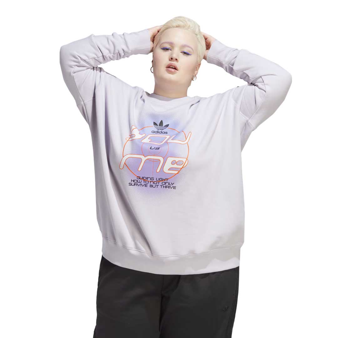 adidas - Women's Always Original Sweatshirt (Plus Size) (IC4969) - Image 2