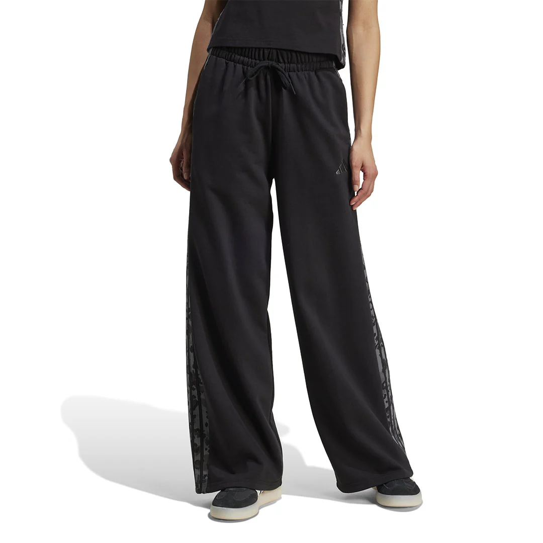 adidas - Women's Animal Print 3-Stripes Open Hem Jogger Pant (JM1840) - Image 2
