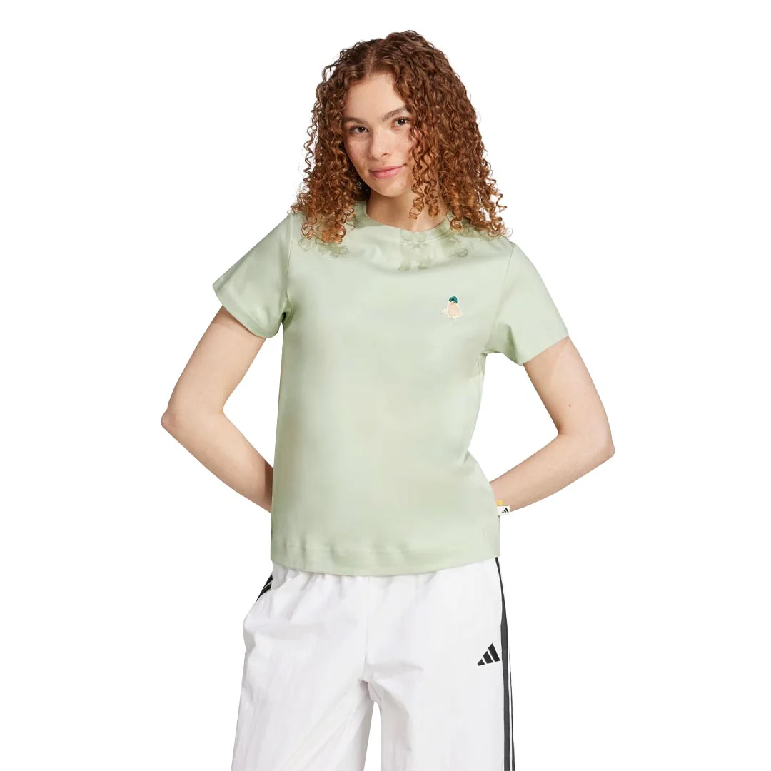 adidas - Women's Cat Patch Graphic T-Shirt (JM4449) - Image 2
