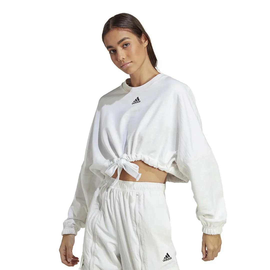 adidas - Women's Dance Crop Versatile Sweatshirt (IC6683) - Image 2