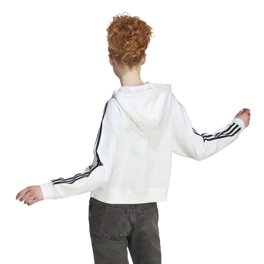 adidas - Women's Essentials 3-Stripes French Terry Bomber Full Zip Hoodie (IK8387) - Image 3