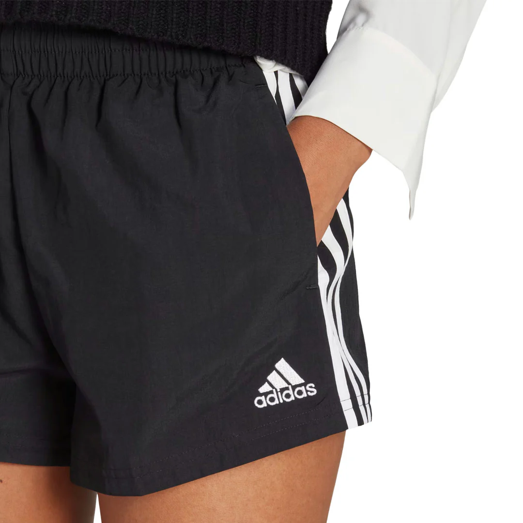 adidas - Women's Essentials 3-Stripes Woven Shorts (HT3397) - Image 4