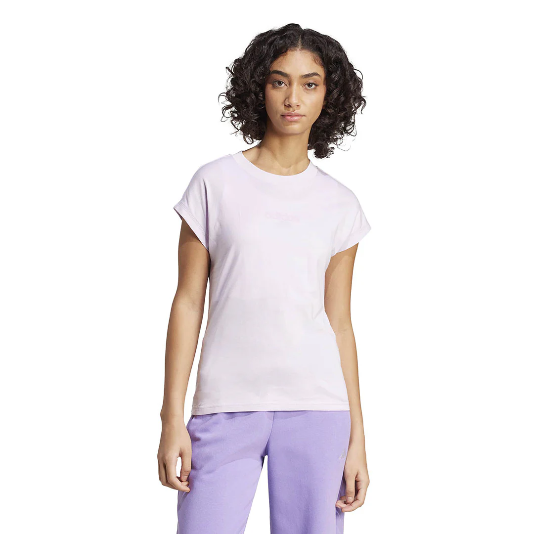 adidas - Women's Essentials Linear Cotton T-Shirt (JC8237) - Image 2