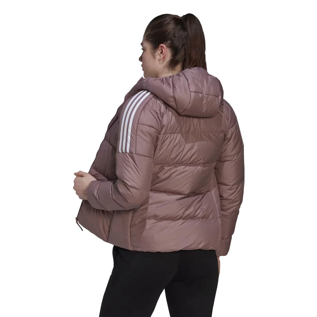 adidas - Women's Essentials Midweight Down Hooded Jacket (HK4666) - Image 3