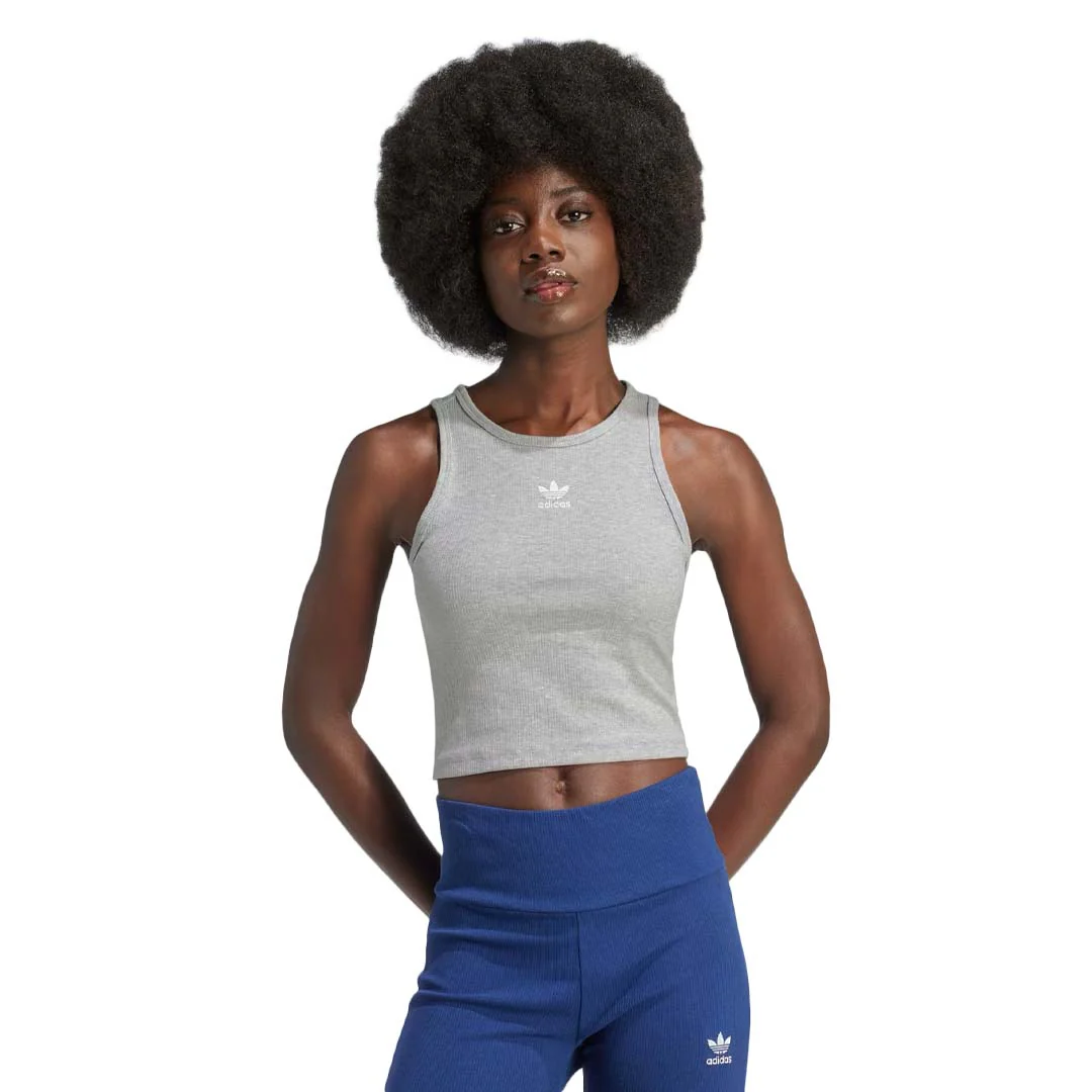 adidas - Women's Essentials Ribbed Tank Top (IY9649) - Image 2