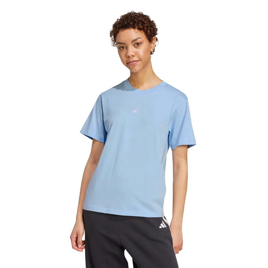 adidas - Women's Essentials Small Logo Cotton T-Shirt (JY4962) - Image 2