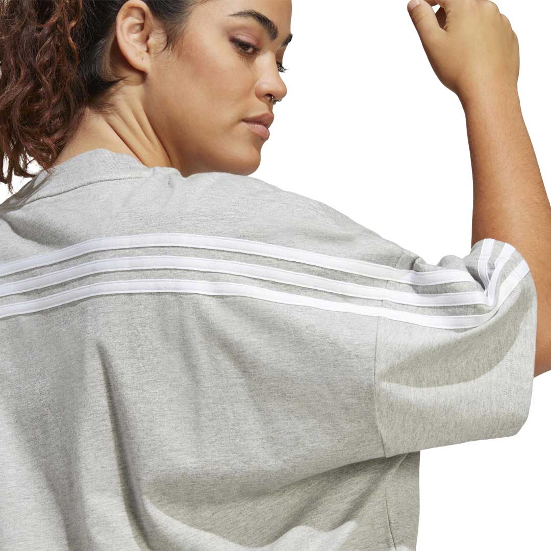 adidas - Women's Future Icons 3-Stripes T-Shirt (Plus Size) (IC0462) - Image 6