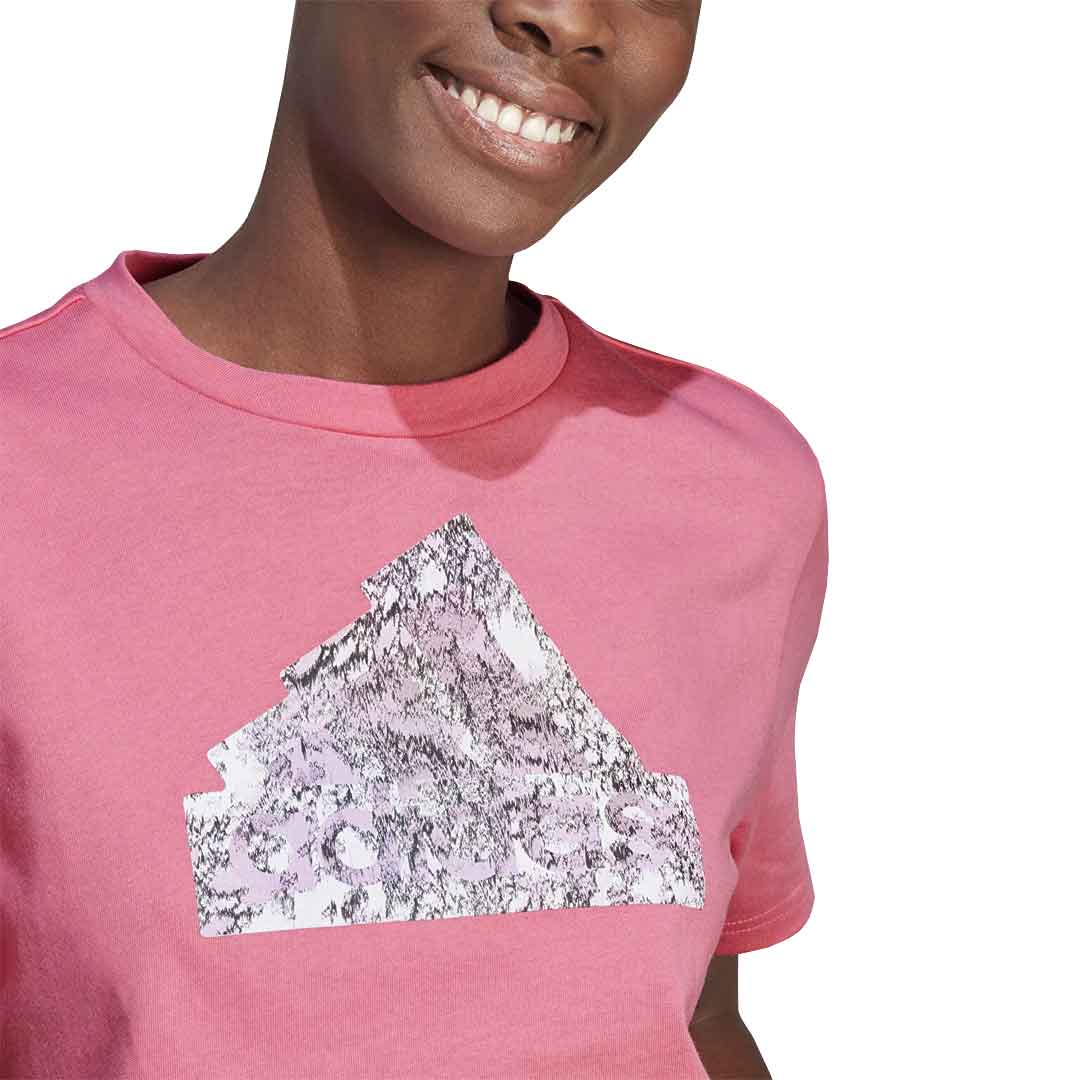adidas - Women's Future Icons Graphic Crop T-Shirt (II6074) - Image 5