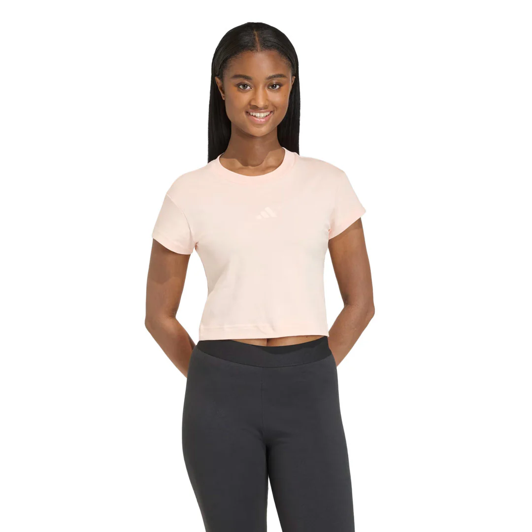 adidas - Women's Future Icons Small Logo Baby T-Shirt (KD7756) - Image 2
