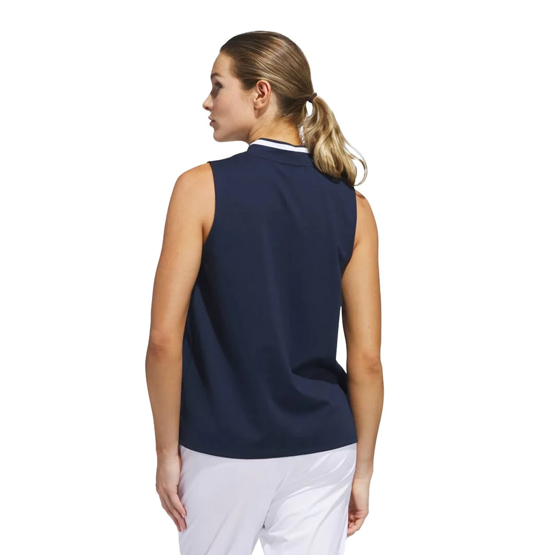 adidas - Women's Go-To Sleeveless Polo (JE7315) - Image 3