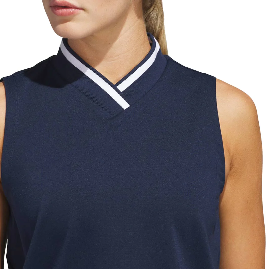 adidas - Women's Go-To Sleeveless Polo (JE7315) - Image 5