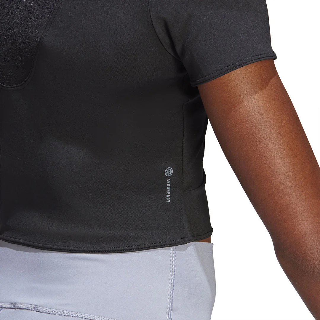 adidas - Women's HIIT AEROREADY Crop Training T-Shirt (HN5538) - Image 6