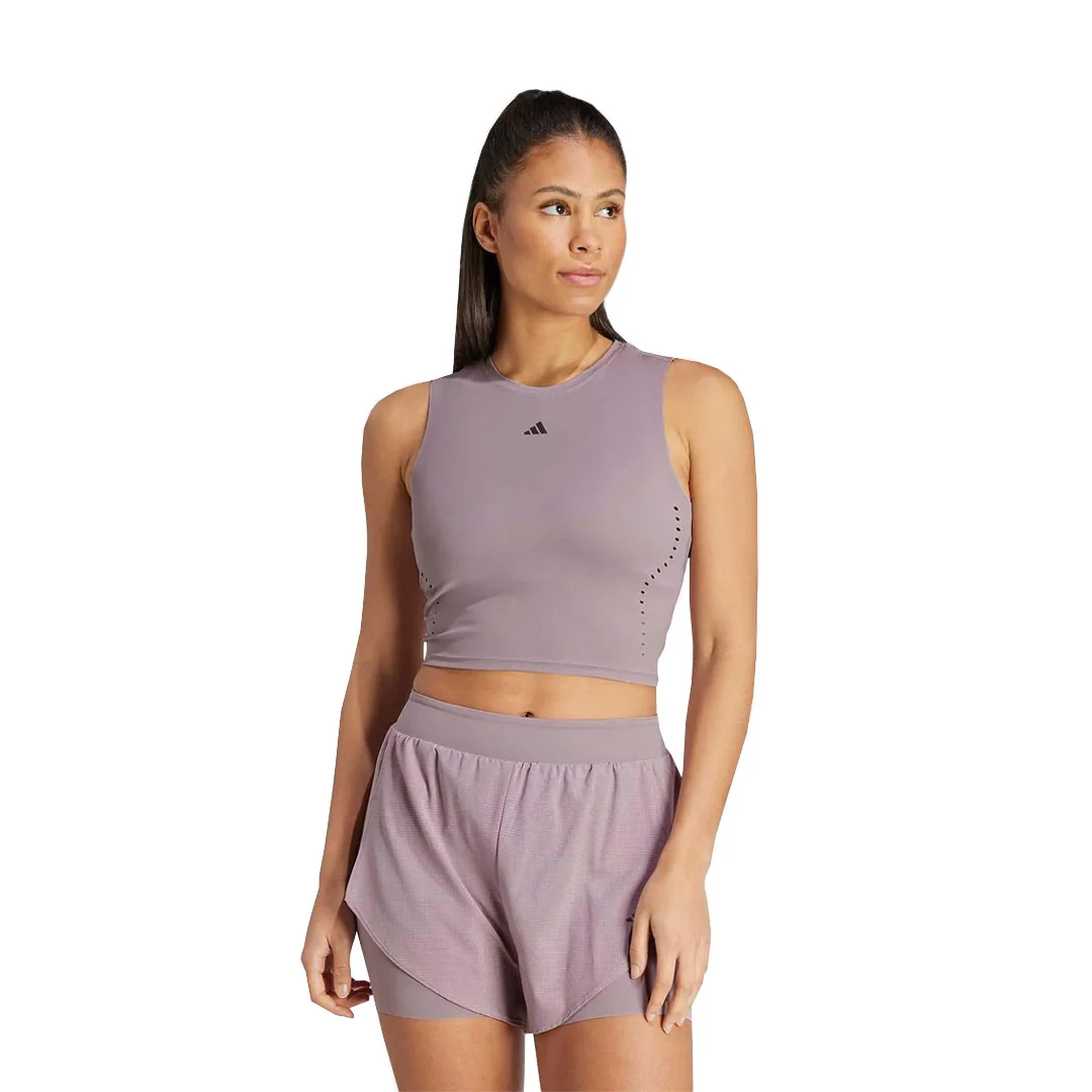 adidas - Women's HIIT Crop HEAT.RDY Tank Top (IT7430) - Image 2