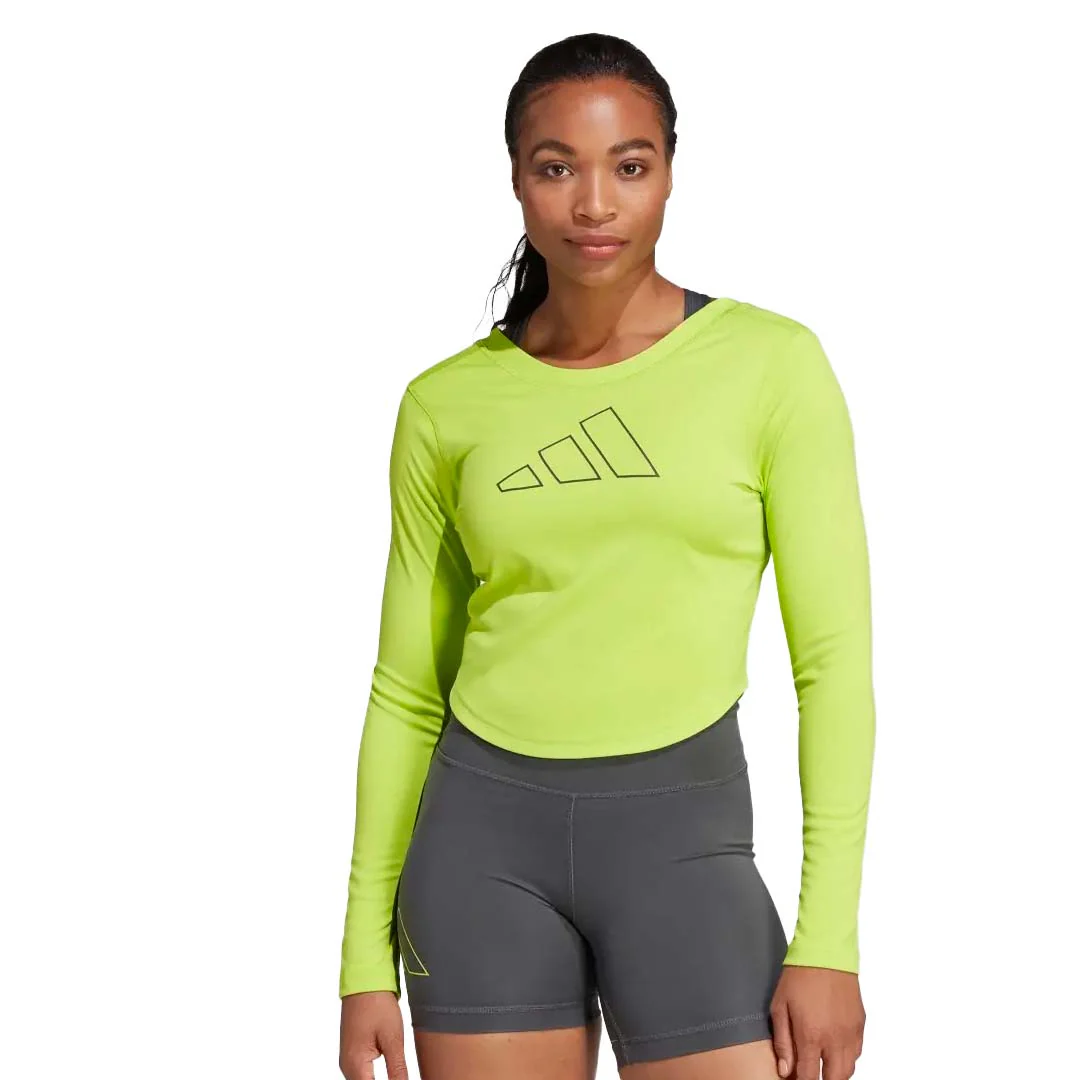 adidas - Women's Hyperbright Training Long Sleeve T-Shirt (IL6618) - Image 2