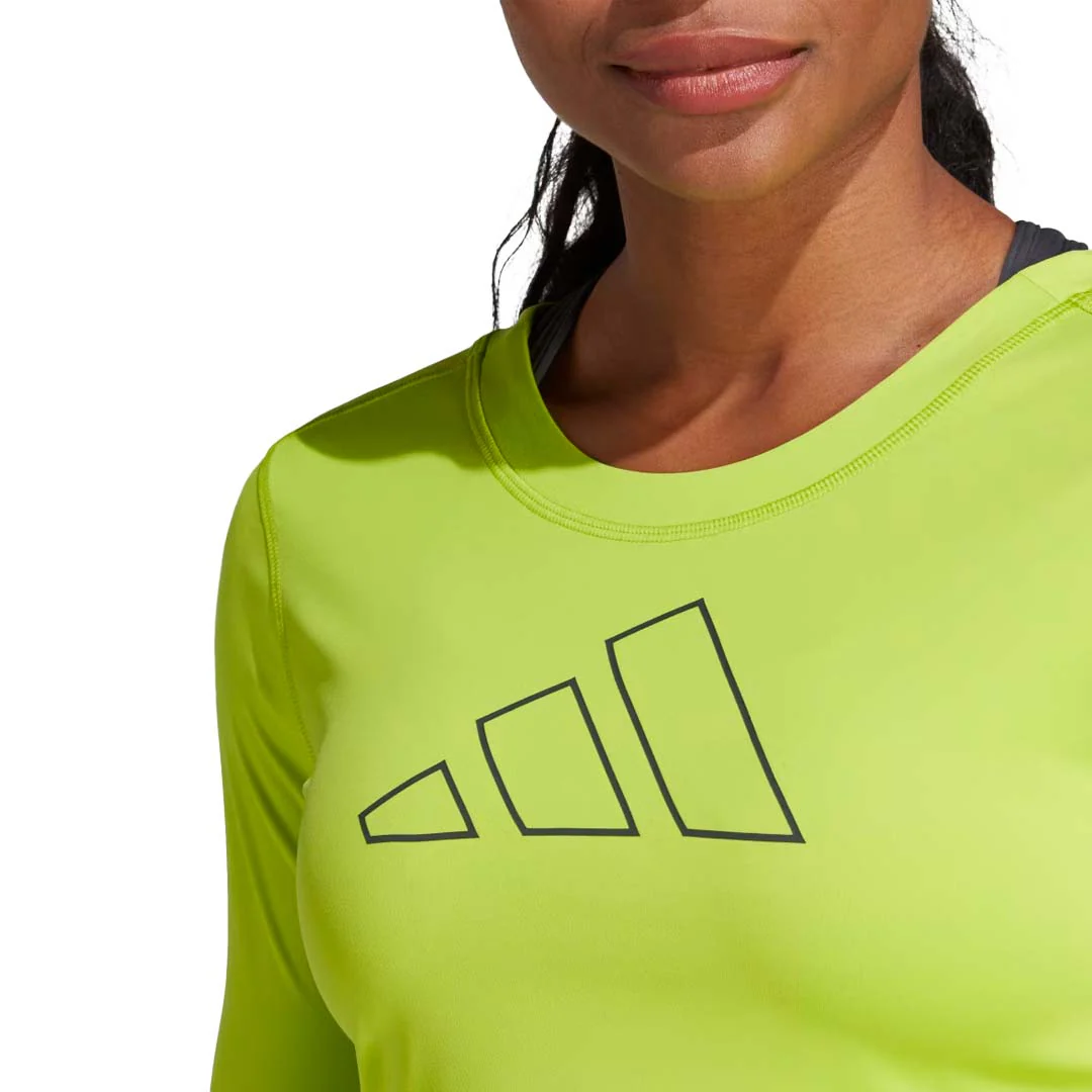 adidas - Women's Hyperbright Training Long Sleeve T-Shirt (IL6618) - Image 5