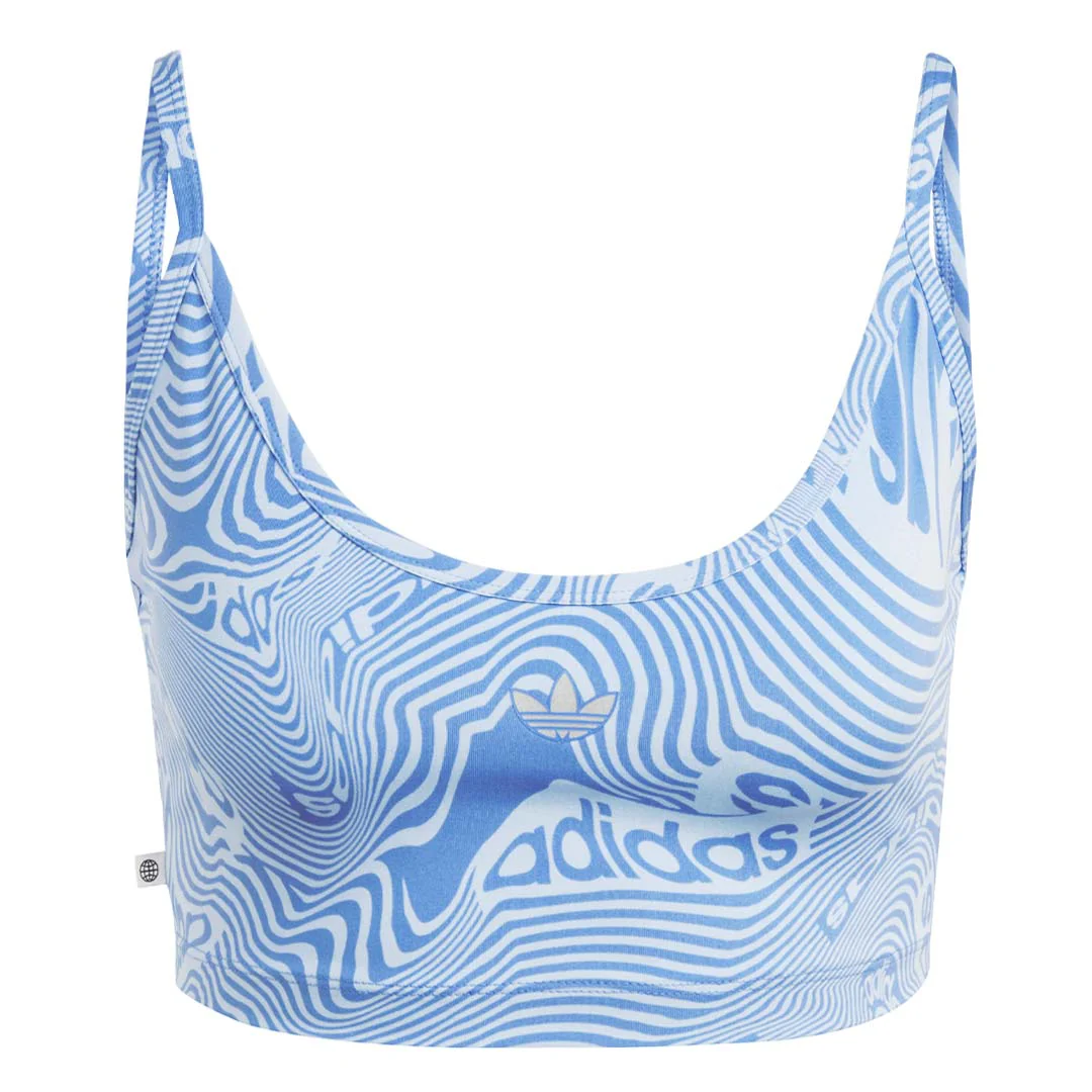 adidas - Women's Marble Print Bra Top (IC2215)