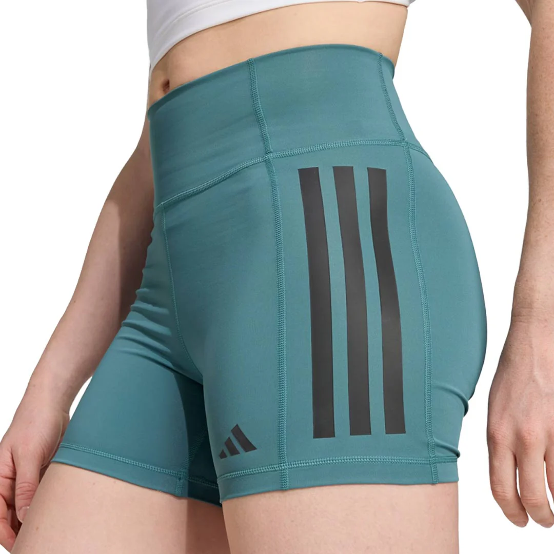 adidas - Women's Optime 3-Stripes 1/4 Shorts (JX2817-4IN) - Image 4
