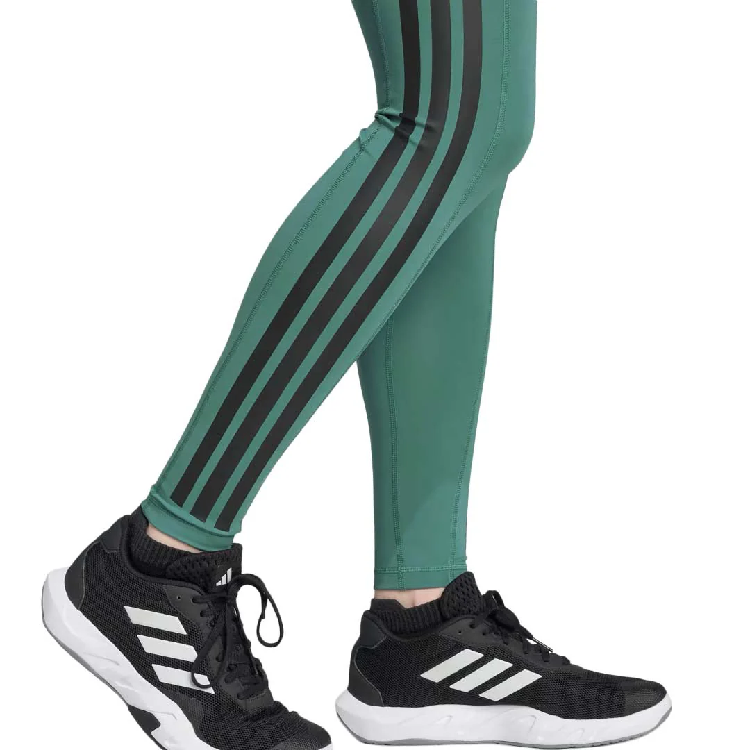 adidas - Women's Optime 3-Stripes Full Length Leggings (JX7320) - Image 5