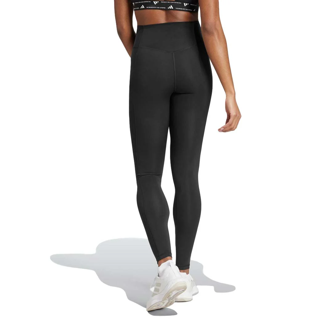 adidas - Women's Optime Essentials Stay In Play Full-Length Leggings (IT2277) - Image 3