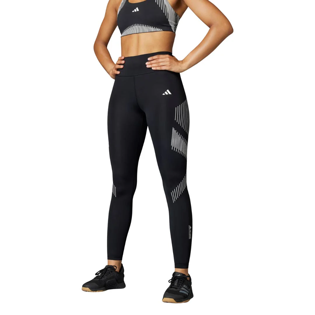 adidas - Women's Optime Primelift 7/8 Leggings (JI8363) - Image 2