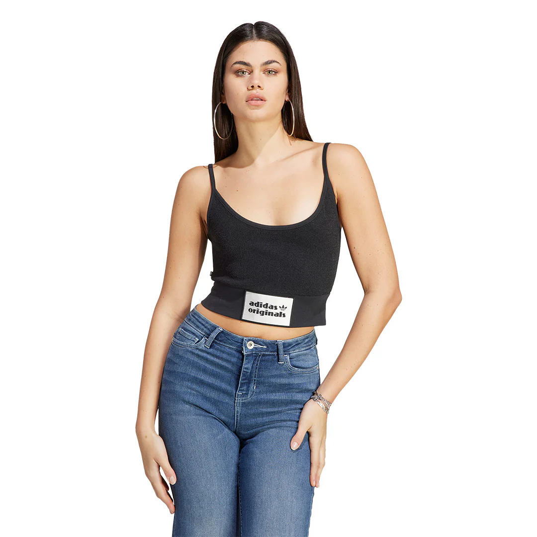 adidas - Women's Originals Towel Cropped Bra Top (IC8524) - Image 2