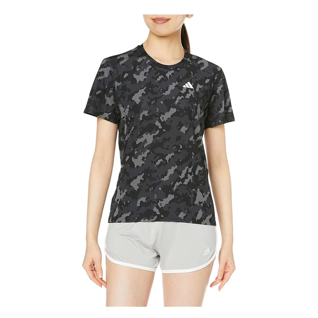 adidas - Women's Own The Run AOP T-Shirt (HM4250) - Image 2