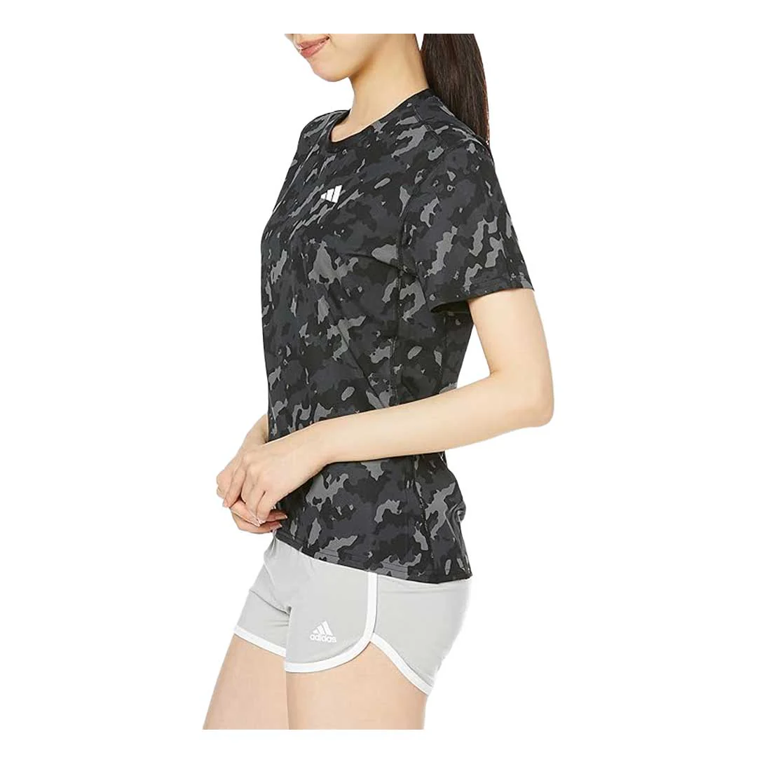 adidas - Women's Own The Run AOP T-Shirt (HM4250) - Image 5