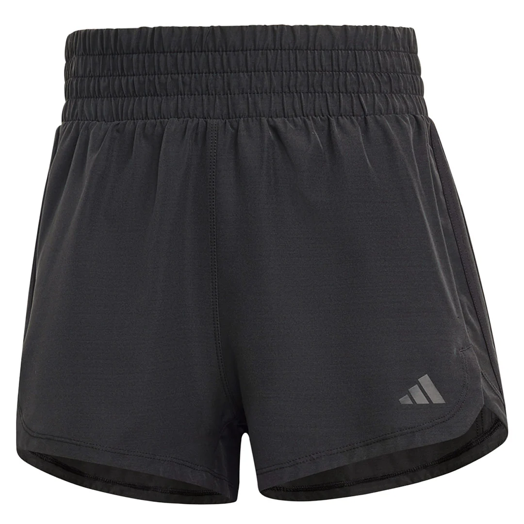adidas - Women's Pacer Training 3-Stripes Woven 5 Inch High Rise Shorts (IS2178-5IN)