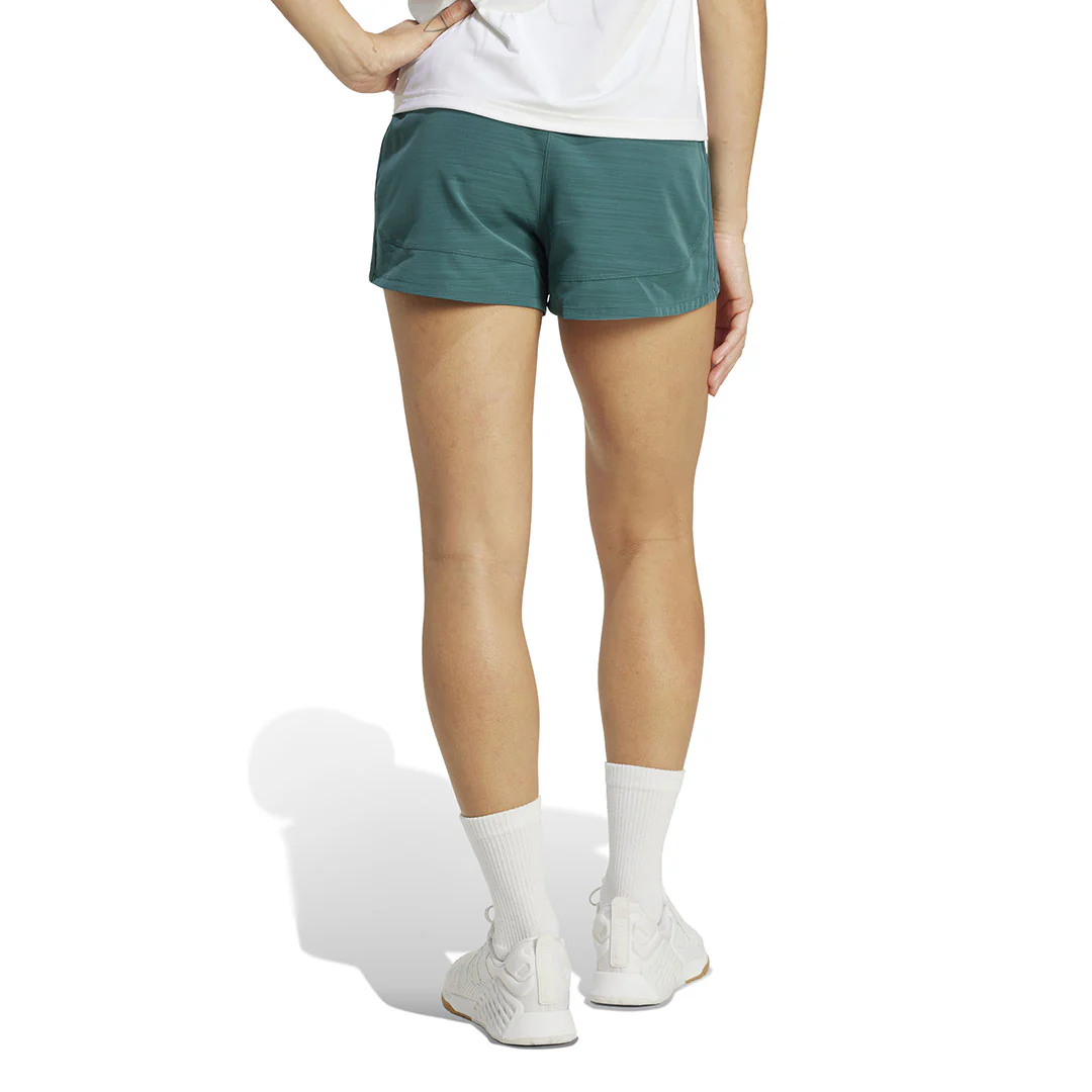 adidas - Women's Pacer Training 3-Stripes Woven High-Rise Shorts (JX3843-3IN) - Image 3