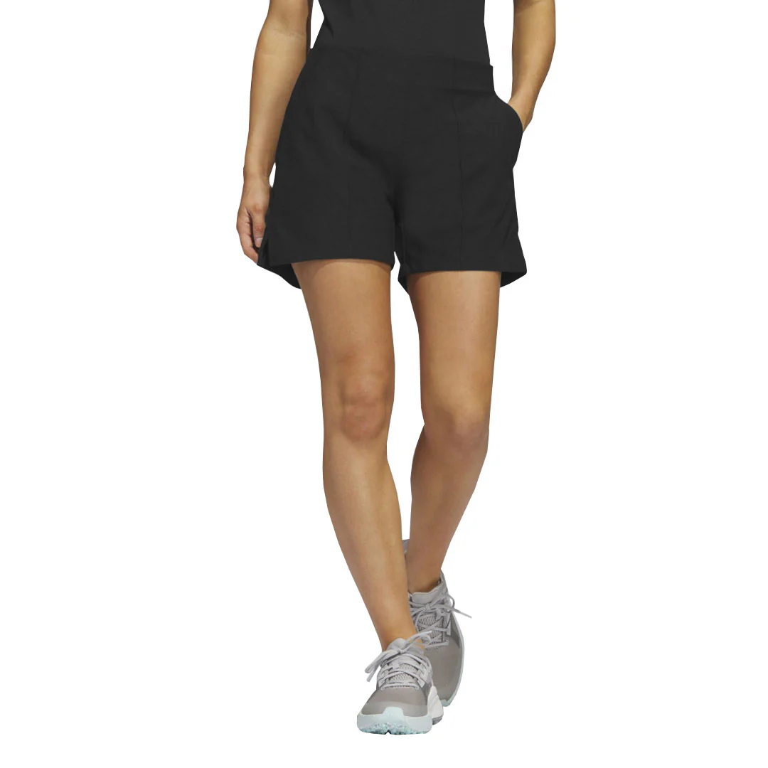 adidas - Women's Pintuck 5 Inch Pull-On Golf Shorts (HY4090) - Image 2