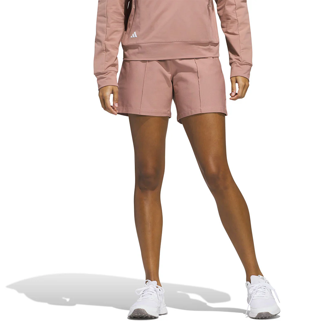 adidas - Women's Pintuck 5 Inch Pull-On Golf Shorts (JJ4407) - Image 2