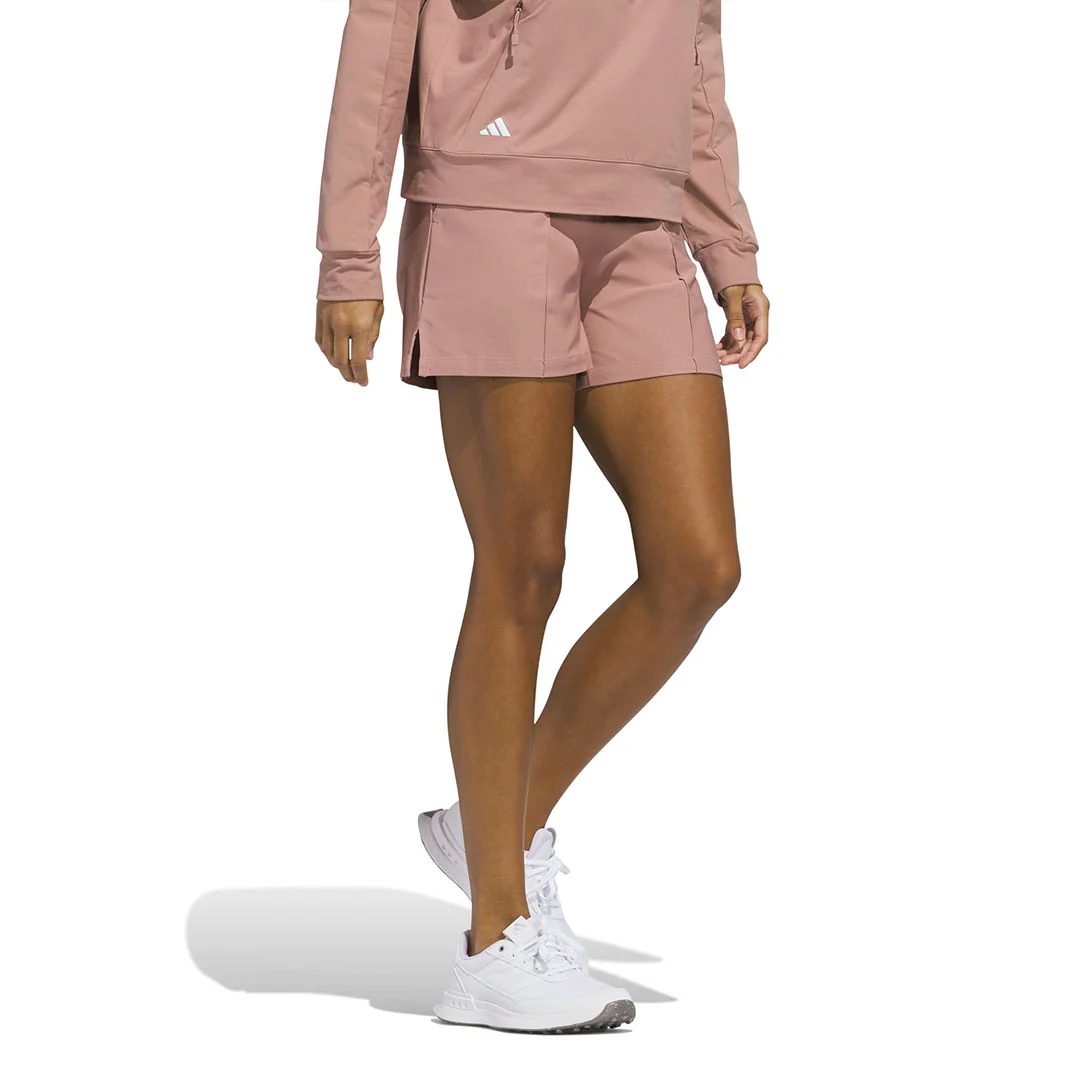 adidas - Women's Pintuck 5 Inch Pull-On Golf Shorts (JJ4407) - Image 3