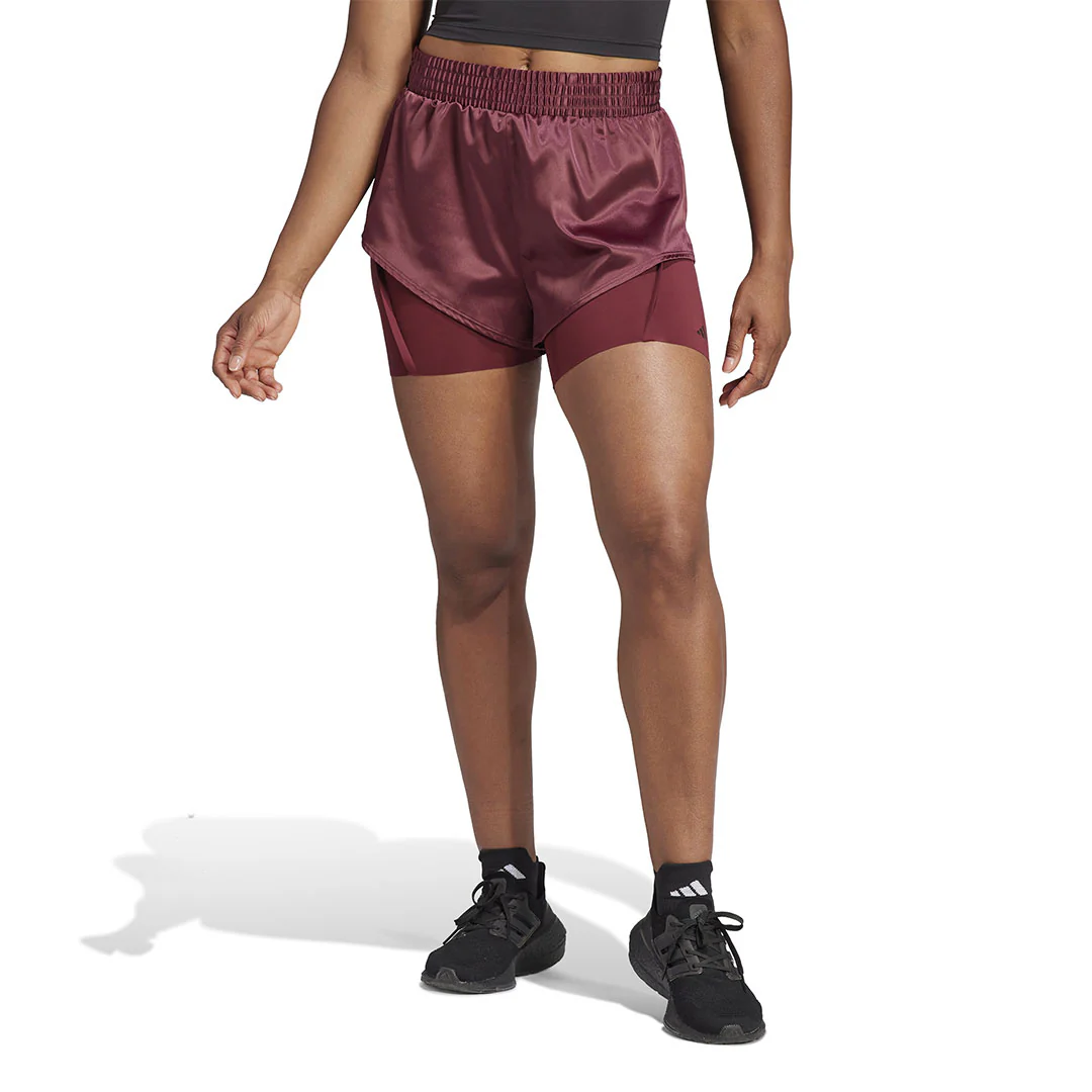 adidas - Women's Power AEROREADY 2-In-1 Shorts (IL9448) - Image 2