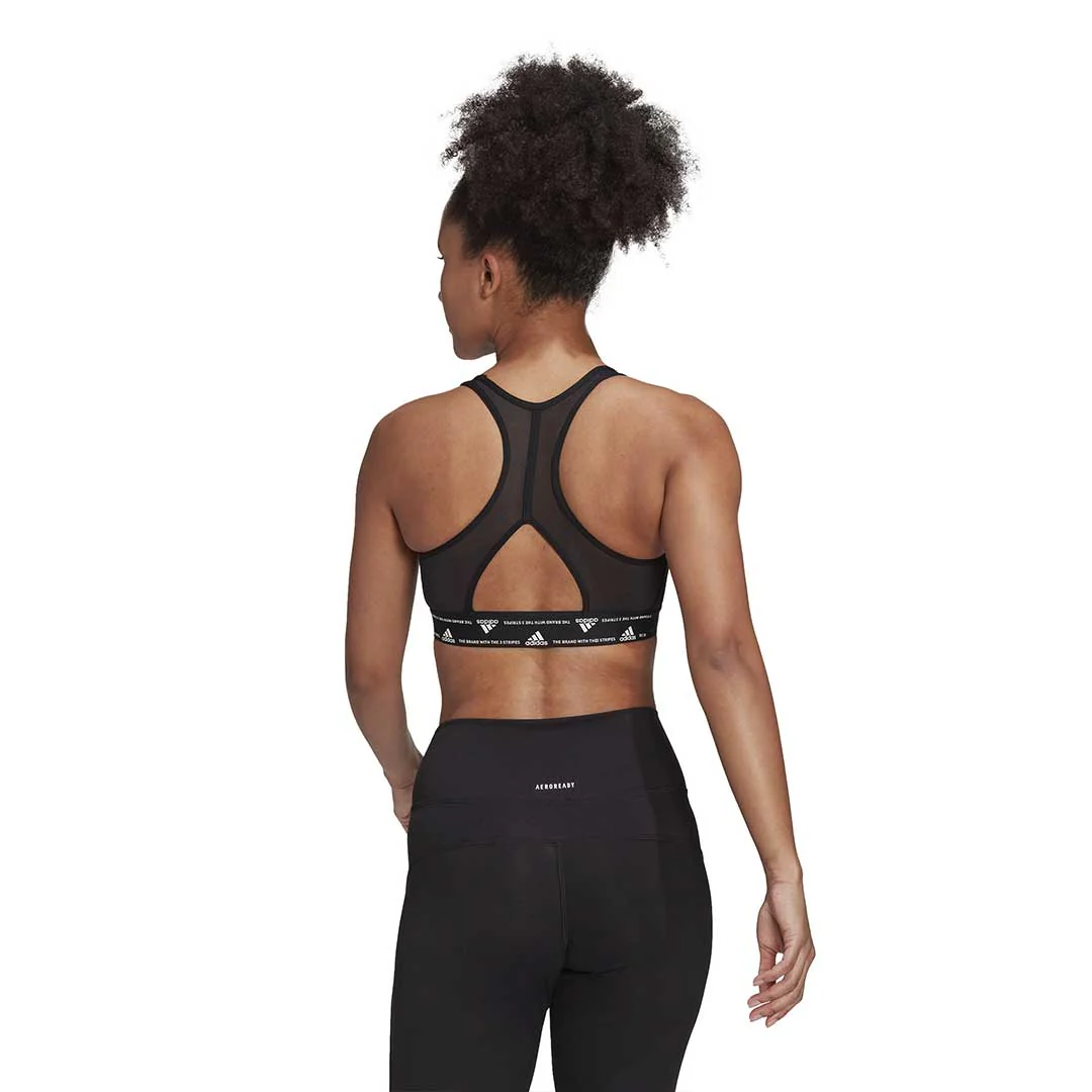 adidas - Women's Powerreact Training Medium Support Bra (HC7489) - Image 3