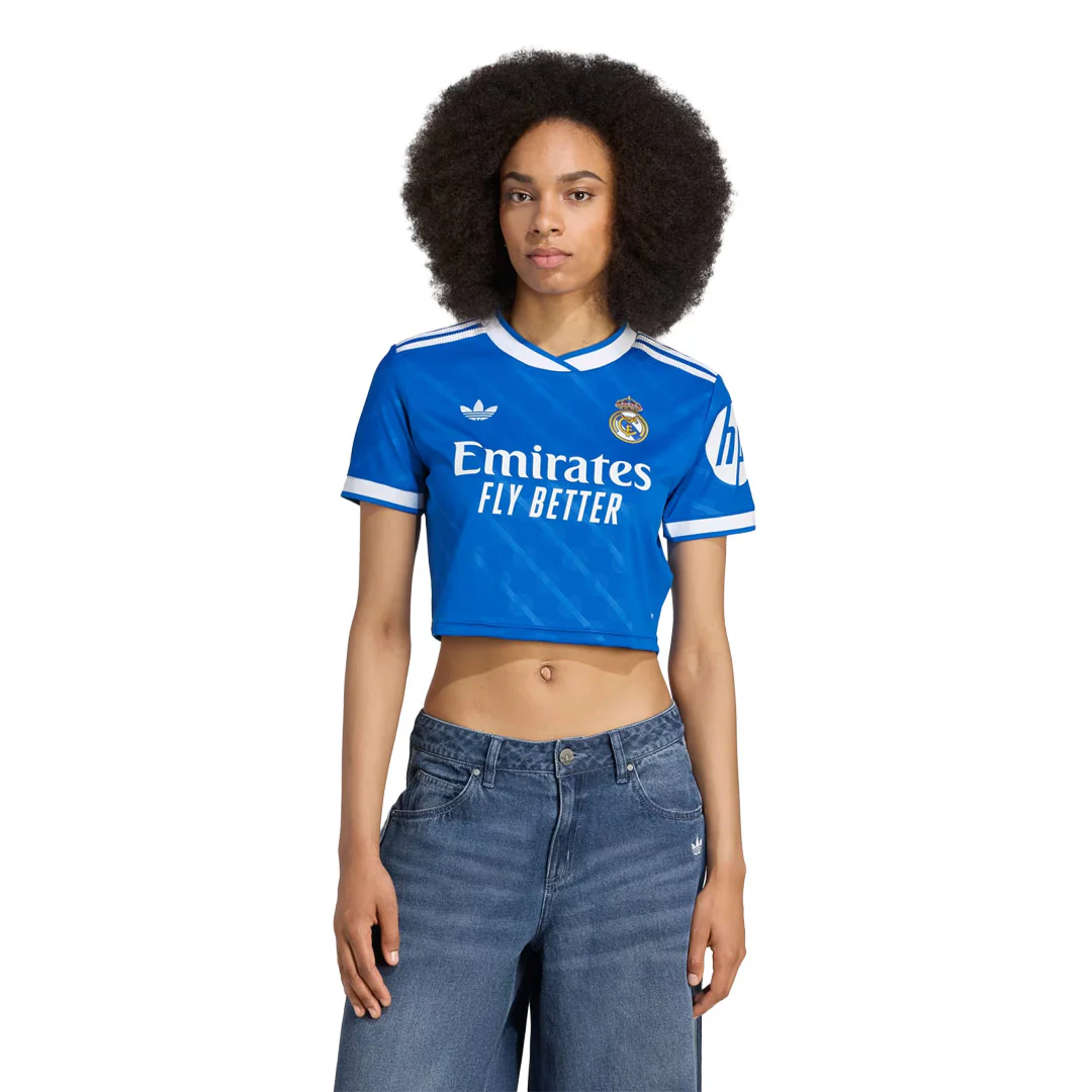 adidas - Women's Real Madrid FC 25/26 Cropped Third Jersey (JP4175) - Image 2