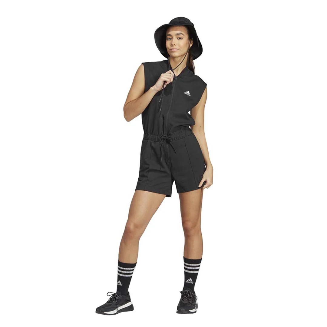 adidas - Women's Ribbed Collar Romper (IC1535) - Image 2