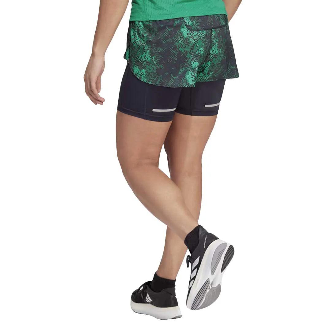 adidas - Women's Run Fast 2-In-1 Shorts (HY8462) - Image 3