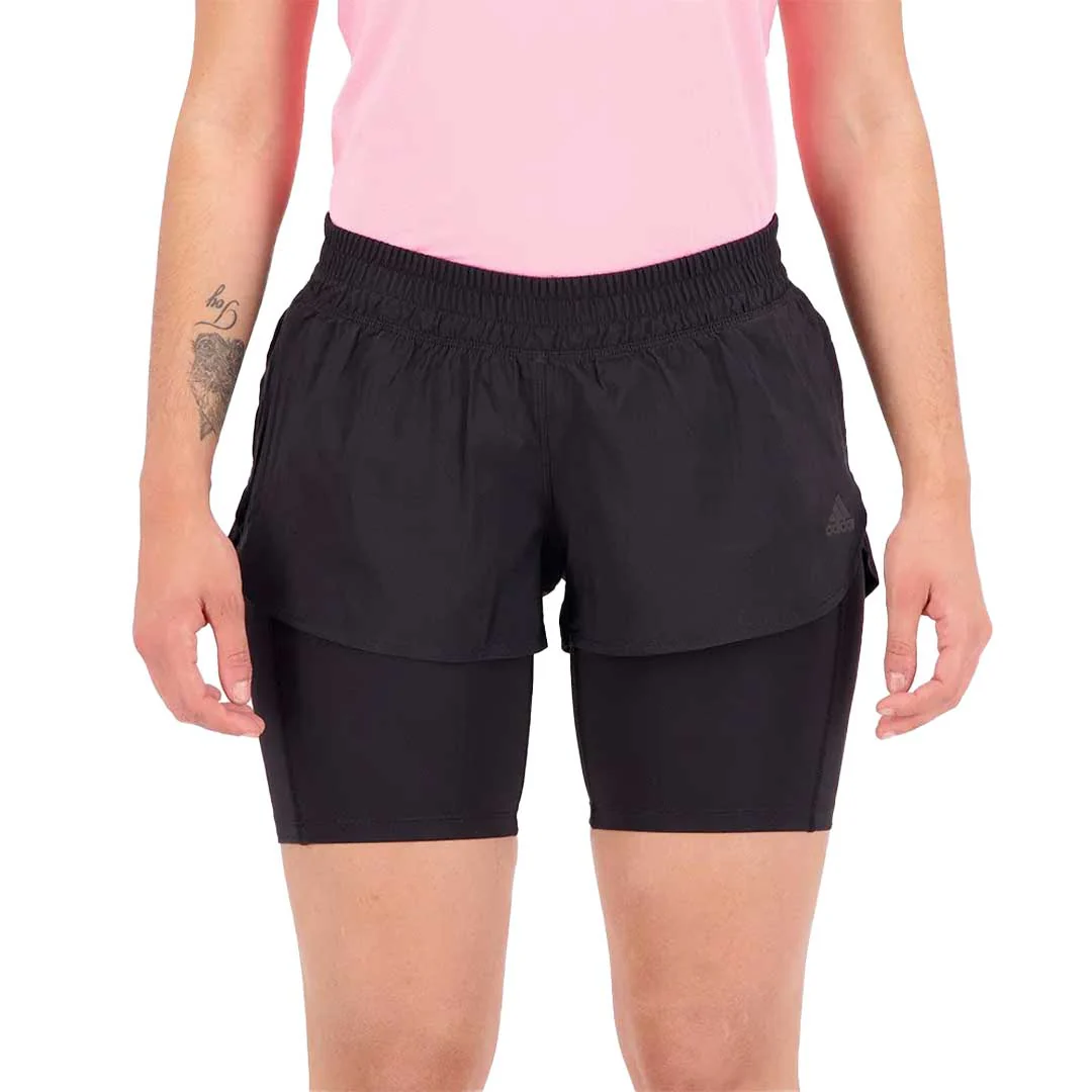 adidas - Women's Run Icons 2in1 Shorts (H57754) - Image 2