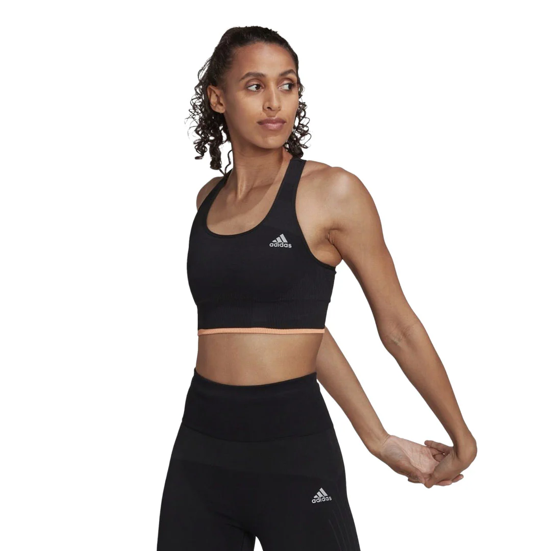 adidas - Women's Running Medium Support Seamless Bra (HC3722) - Image 2