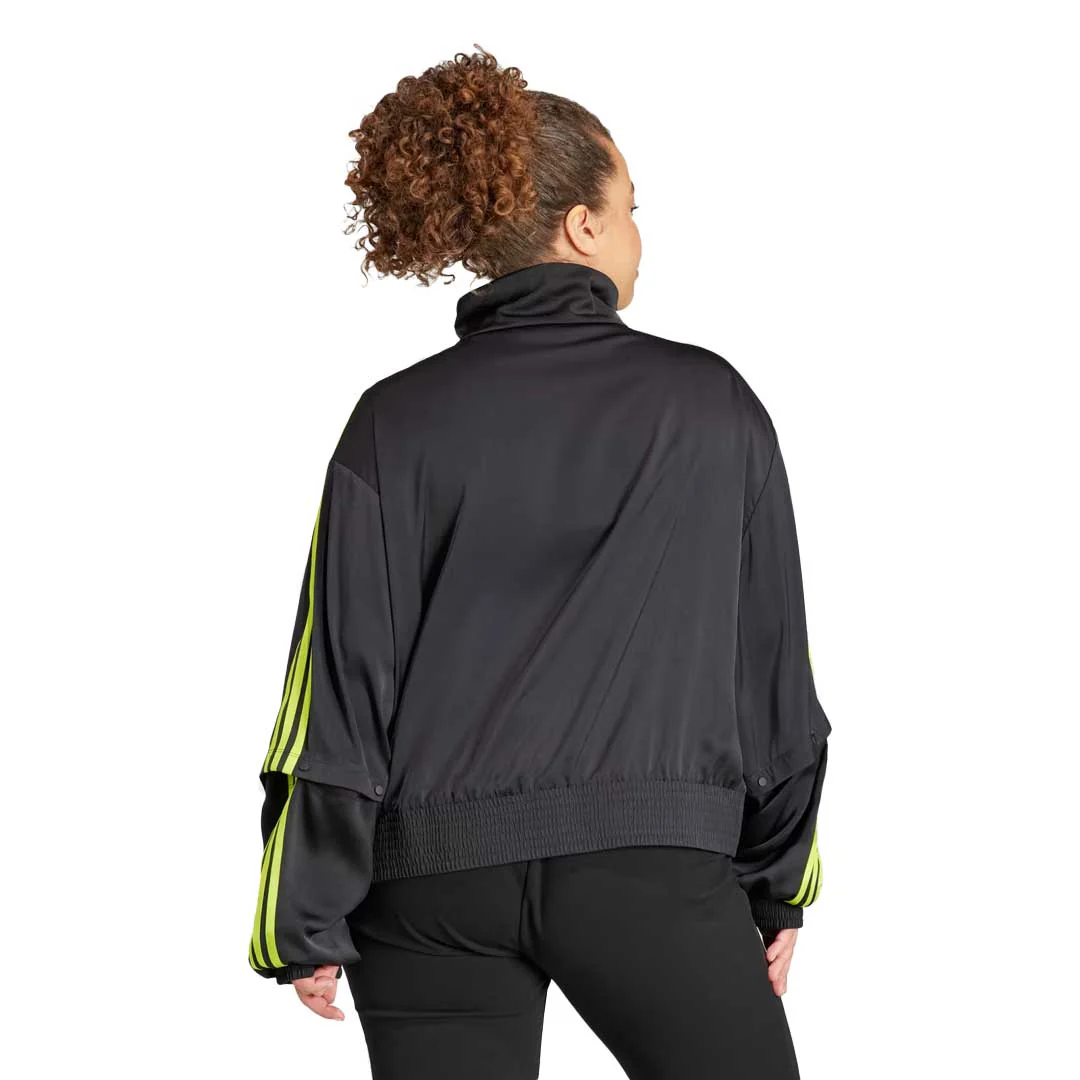 adidas - Women's Satin Firebird Track Top (Plus Size) (IJ7422) - Image 3