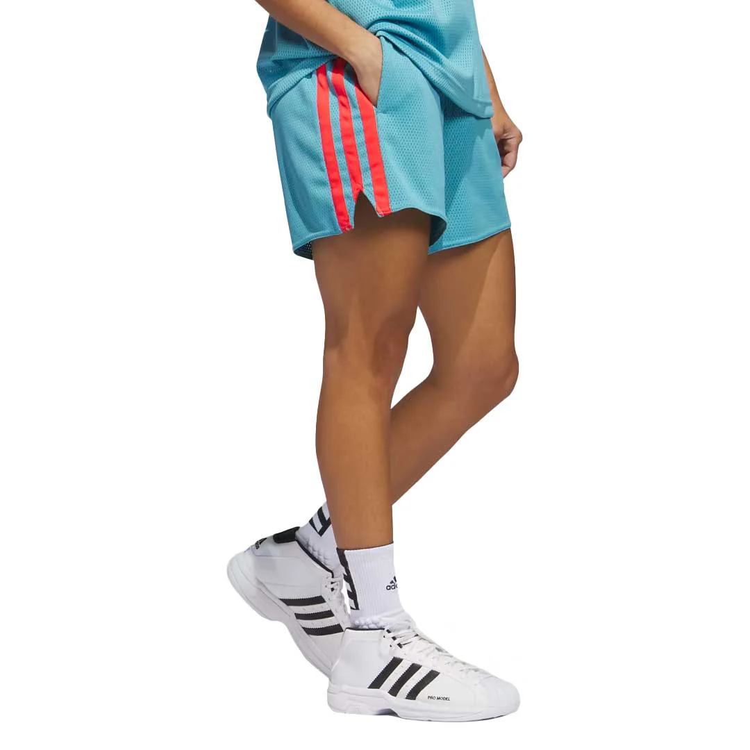 adidas - Women's Select 3-Stripes Basketball Shorts (HZ9960) - Image 2