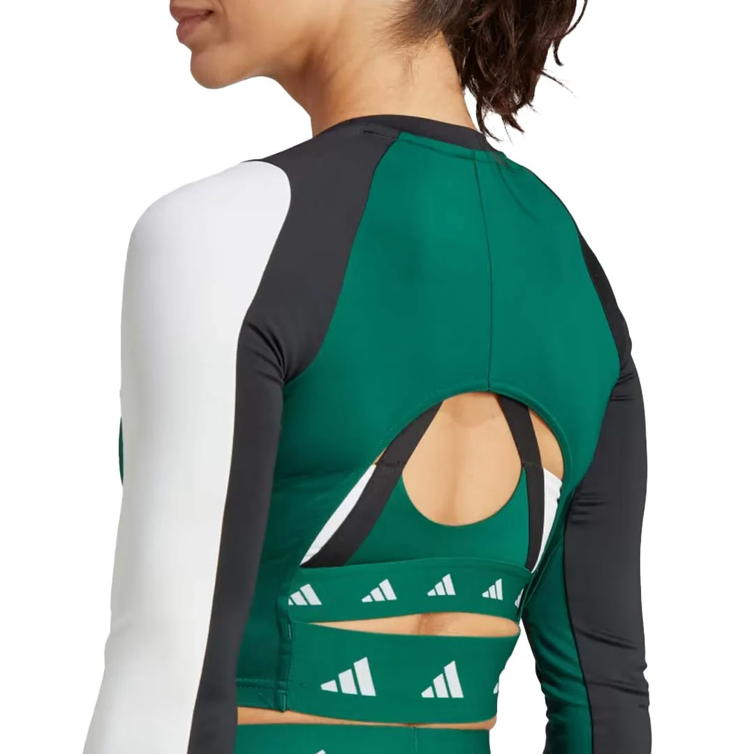 adidas - Women's Techfit Aeroready Long Sleeve T-Shirt (IK6152) - Image 5