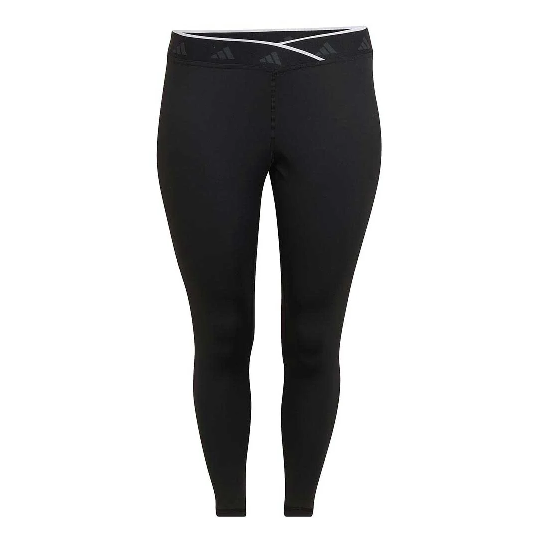 adidas - Women's Techfit V-Shaped Elastic 7/8 Leggings (Plus Size) (HF6677)