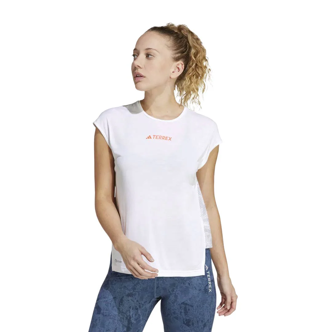 adidas - Women's Terrex Agravic Pro Tail Running T-Shirt (HL1729) - Image 2