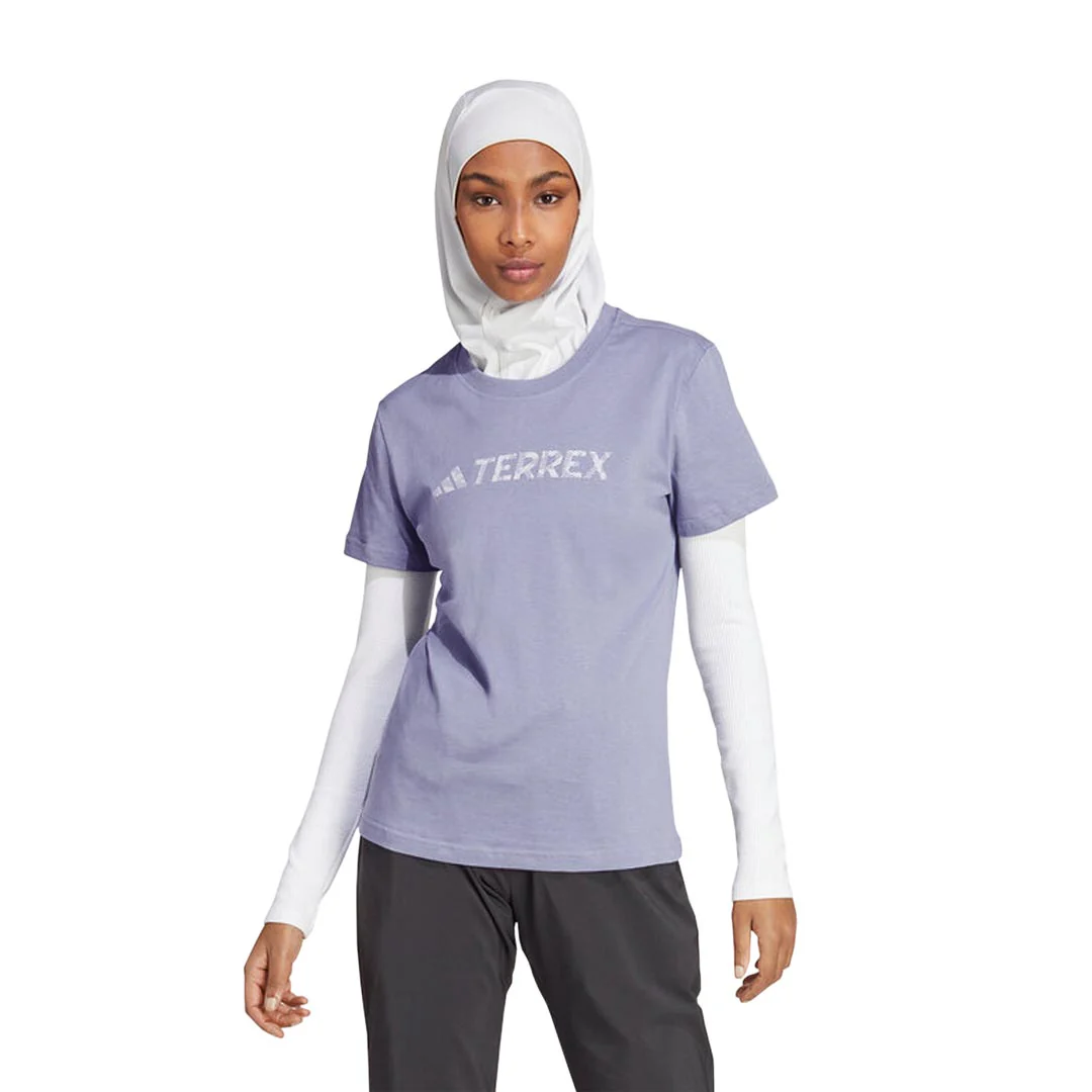 adidas - Women's Terrex Classic Logo T-Shirt (HY4049) - Image 3
