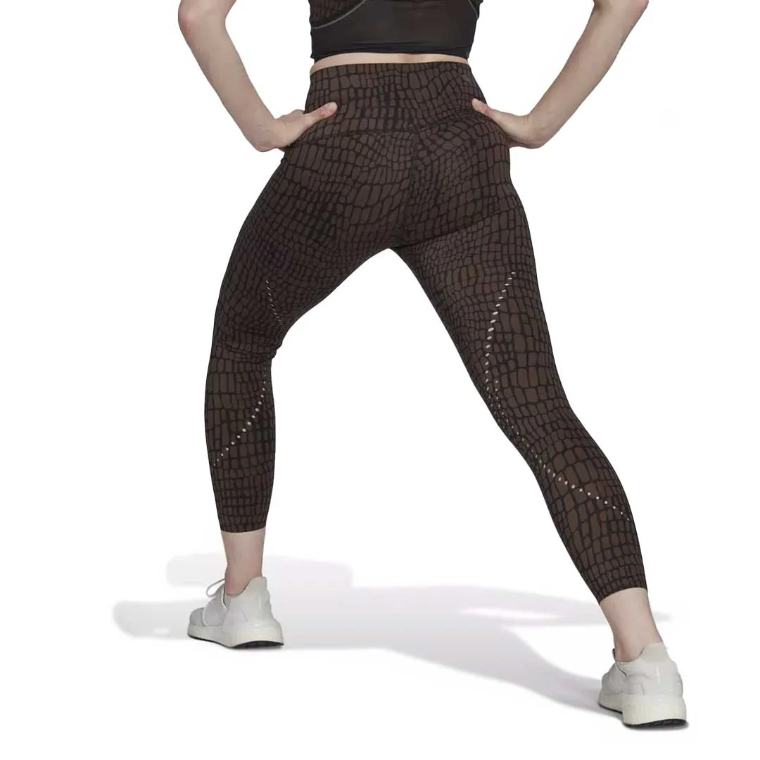 adidas - Women's TLRD HIIT Croco Luxe Training 7/8 Leggings (HM8269) - Image 3