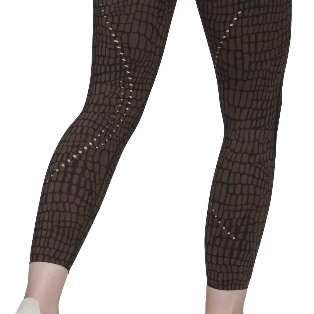 adidas - Women's TLRD HIIT Croco Luxe Training 7/8 Leggings (HM8269) - Image 5